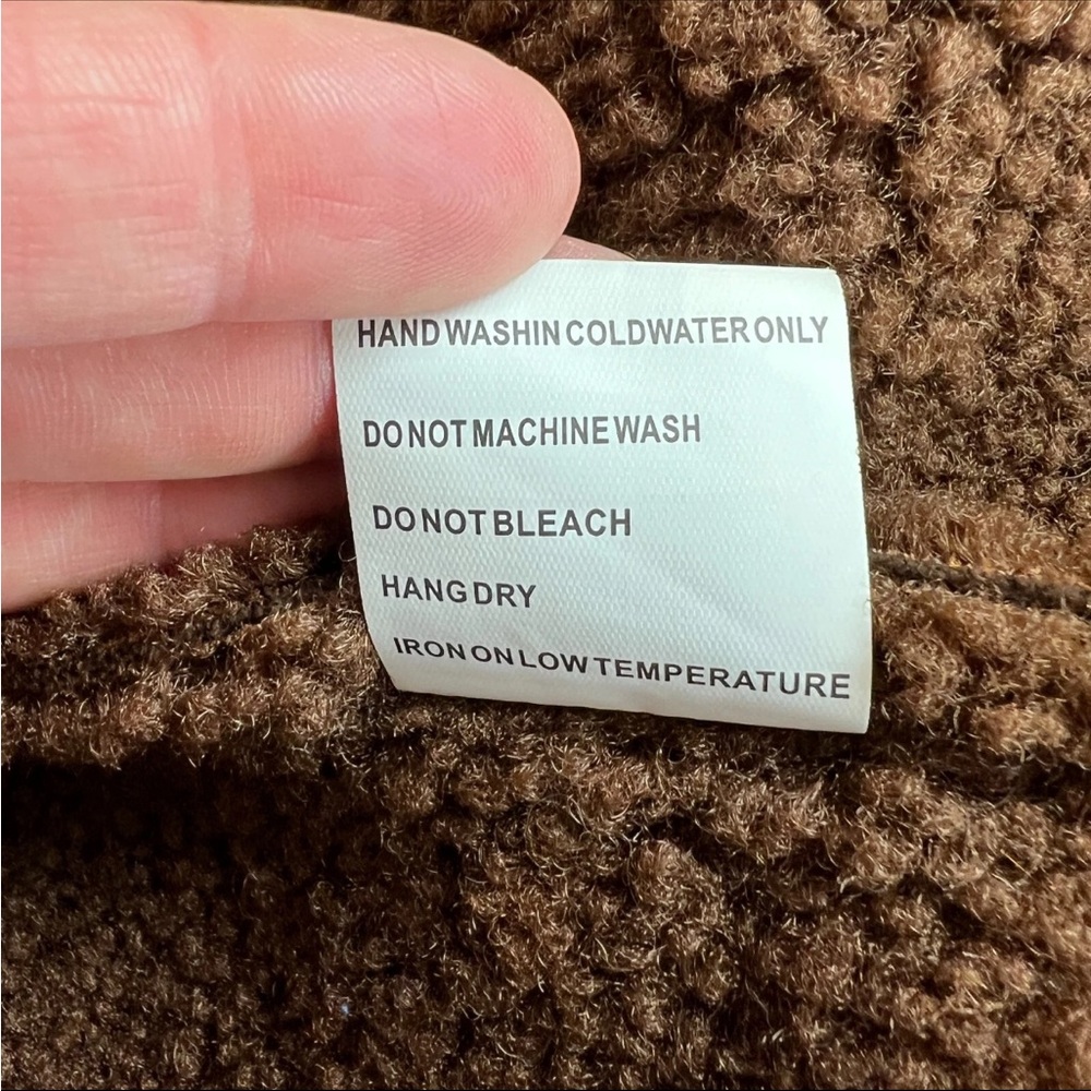 Solitaire Chocolate Teddy Jacket - Picture 8 of 8